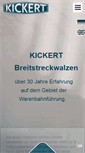 Mobile Screenshot of kickert.de